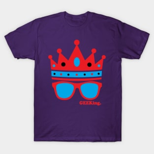 Triple Crown & Specs (Red, Teal, Black) T-Shirt